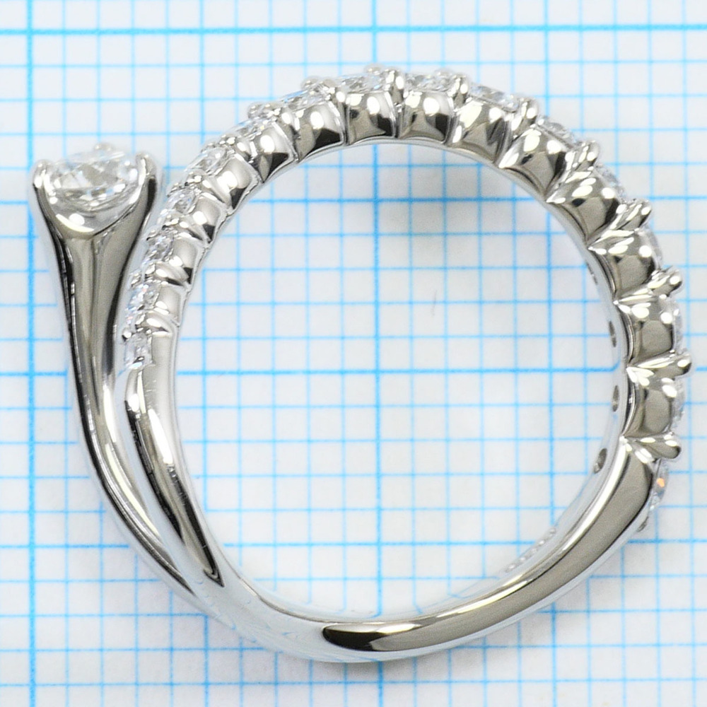 VINTAGE Silver Diamond Ring - Picture 6 of 7